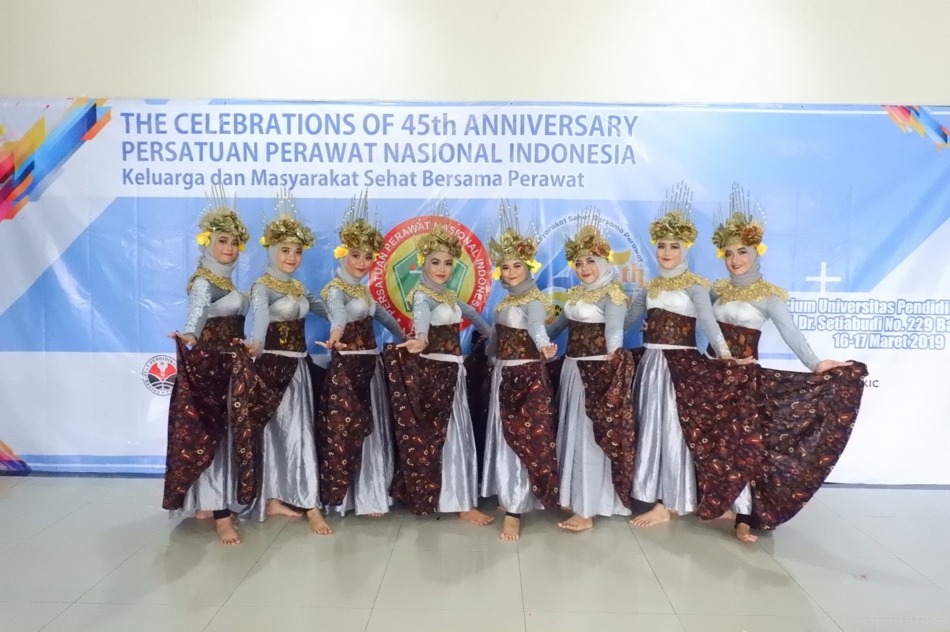 PENYELENGGARAN GEBYAR HUT PPNI KE-45 PRODI KEPERAWATAN UNIVERSITAS PENDIDIKAN INDONESIA BERLANGSUNG MERIAH