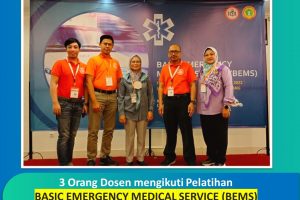 Dosen mengikuti Pelatihan BASIC EMERGENCY MEDICAL SERVICE (BEMS) 18-19 Agustus 2022 di Malang