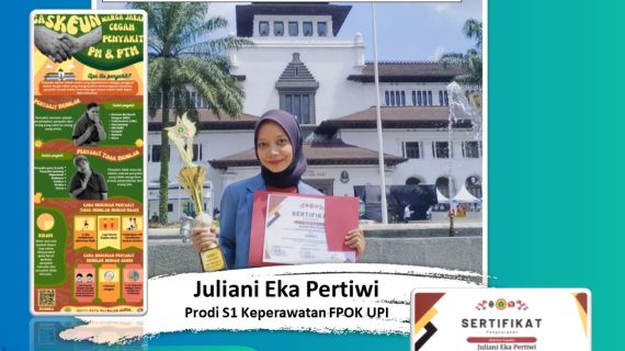 Juara 1 Lomba Poster tingkat Provinsi Jawa Barat Dalam Rangka HUT DPW PPNI JAWA BARAT Tahun 2023